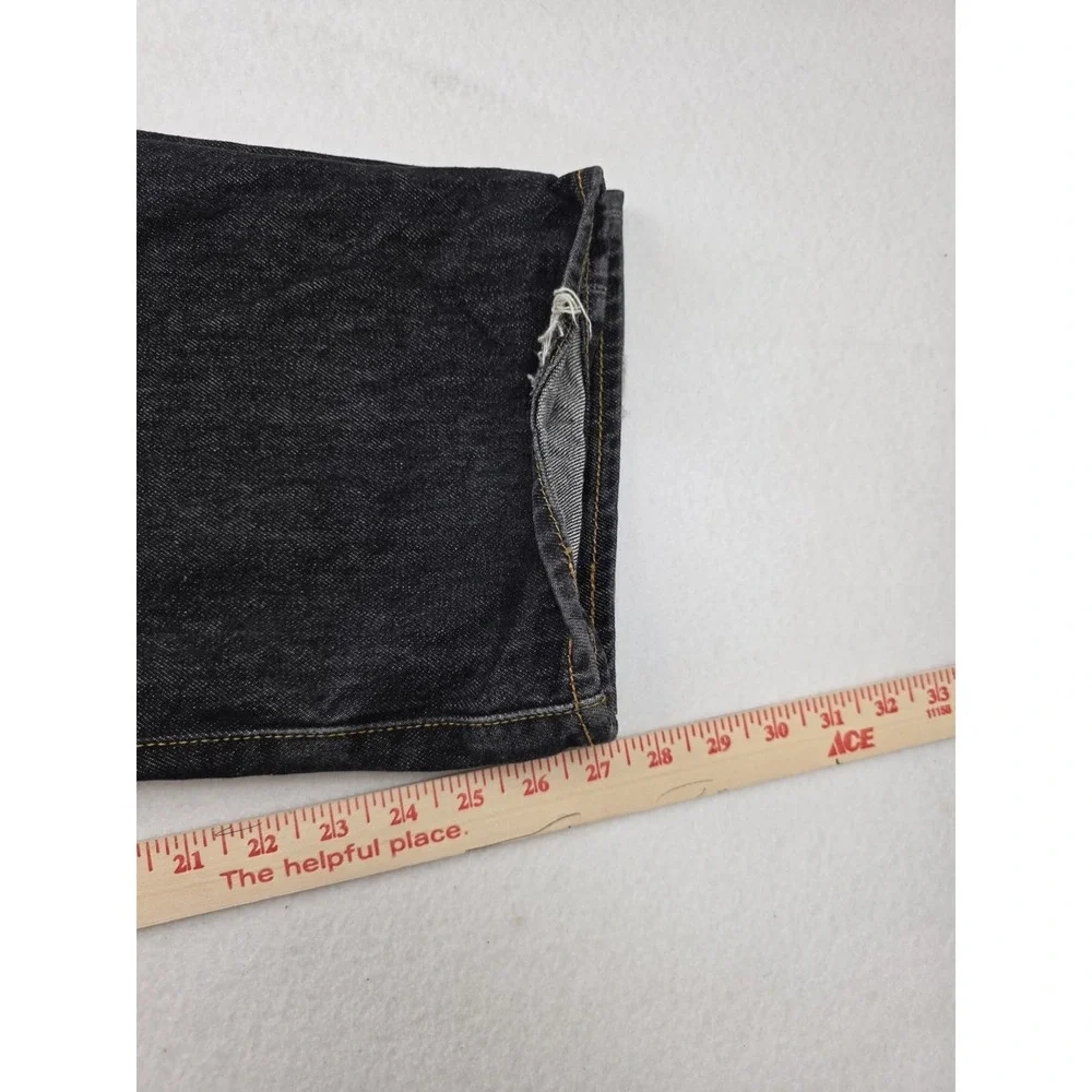 2013 Levi's 501 Jeans Men's 40 x 32 Denim Pockets Black Pants‎ Buttonfly